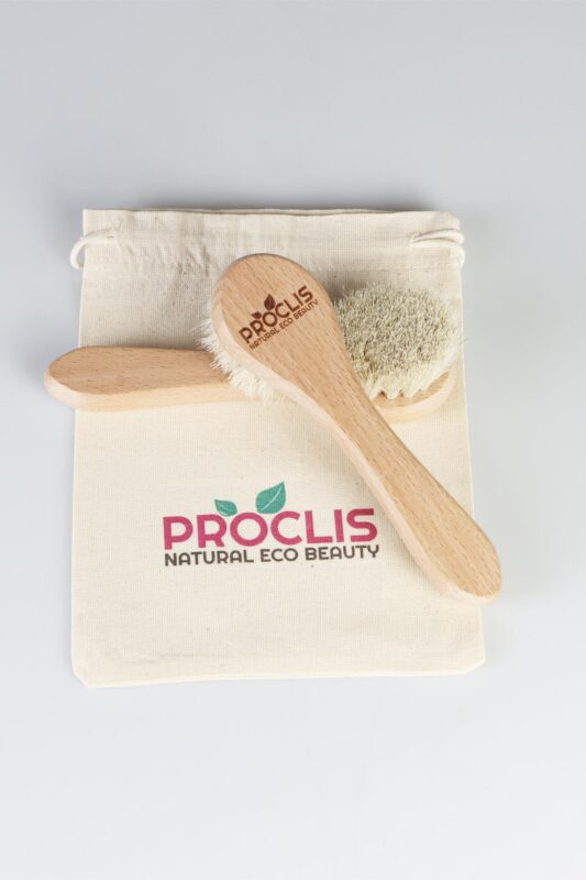 Keçi Kılı Yüz Bakım Fırçası, Yüz Bakım Fırçası, %100 Doğal, 1 Adet, İsim Yazdırılabilir