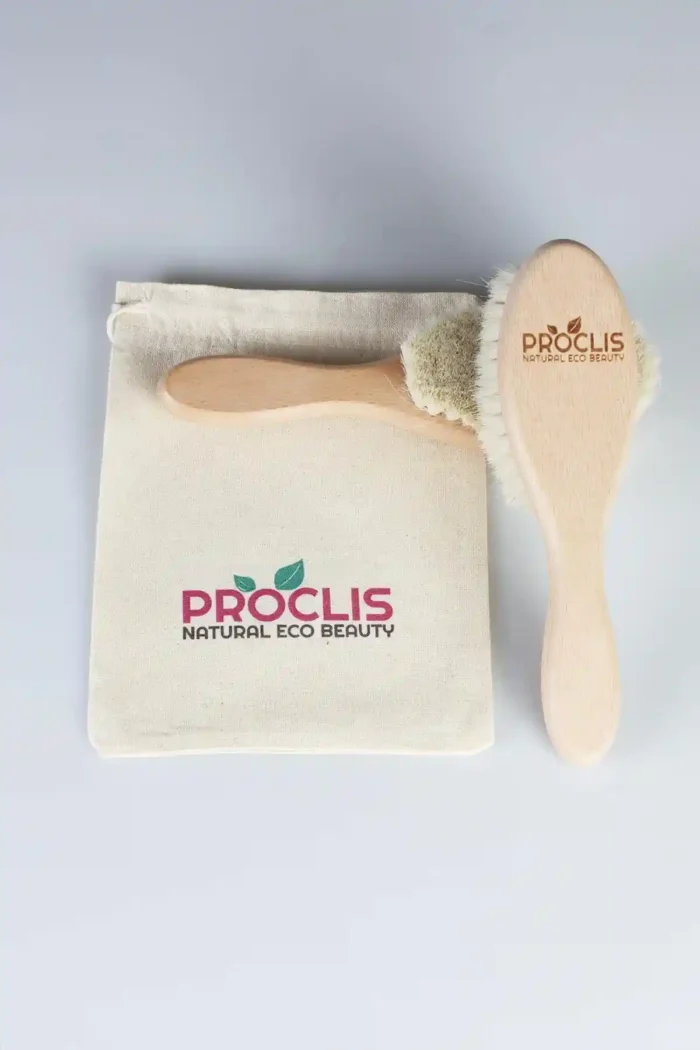 Çocuk Saç Fırçası-Çocuk Tarağı-Doğal Keçi Kılı Fırçası