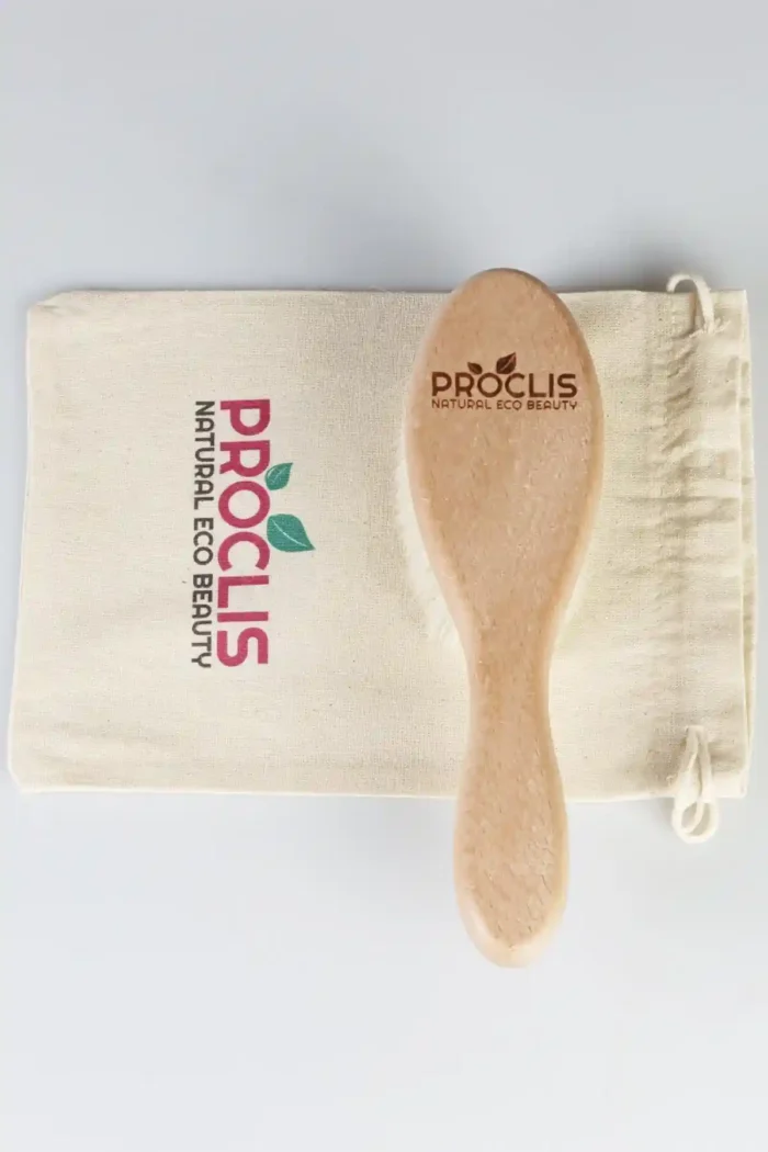 Çocuk Saç Fırçası-Çocuk Tarağı-Doğal Keçi Kılı Fırçası