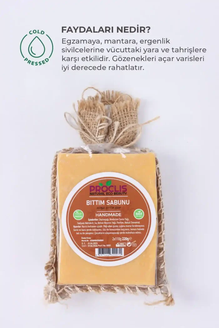 Doğal El Yapımı Bıttımlı Sabun-Çiftli