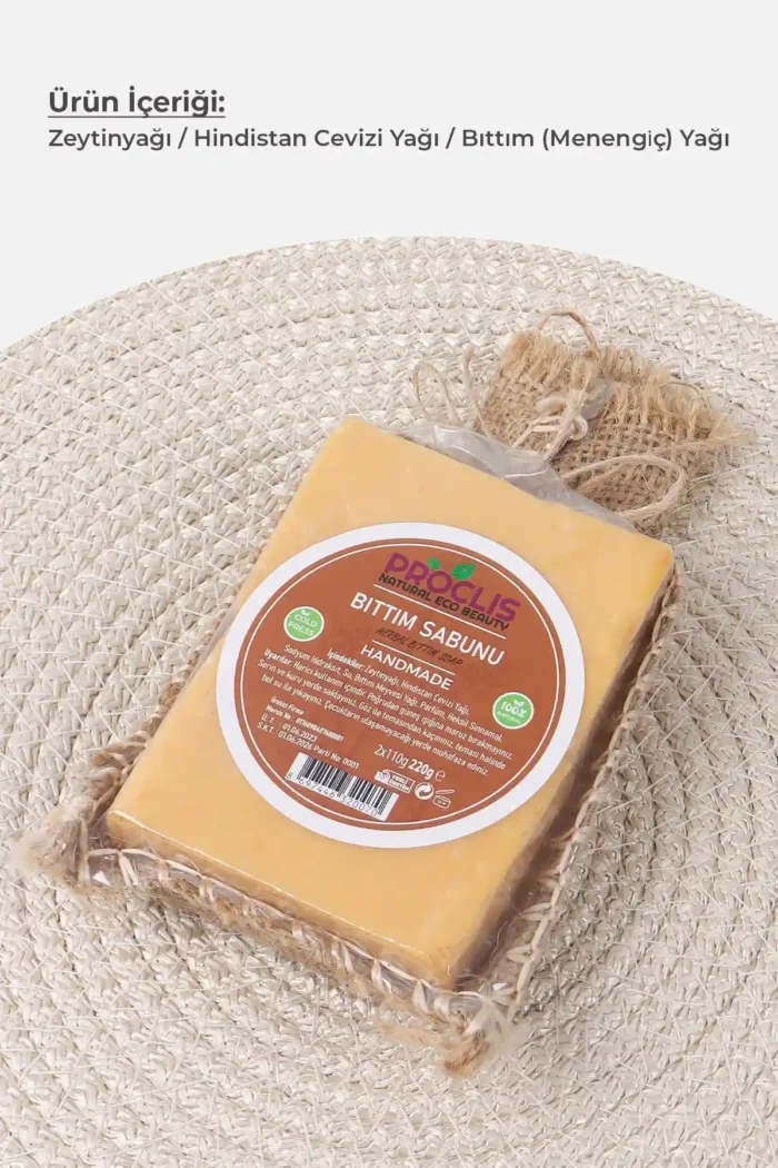 Doğal El Yapımı Bıttımlı Sabun-Çiftli