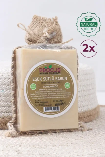 Doğal Eşek-Sütlü El Yapımı Sabun-Çiftli