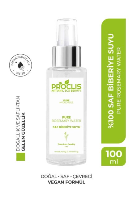Biberiye suyu güçlendirici saç tonigi %100 doğal ve saf 100 ml