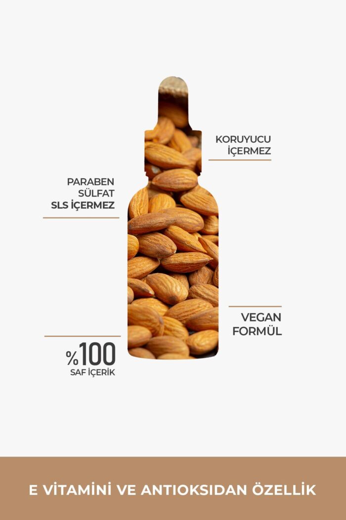 Proclis tatlı badem yağı sabit badem yağı Sweet Almond Oil Prunus Amygdalus Dulcis 30 ml