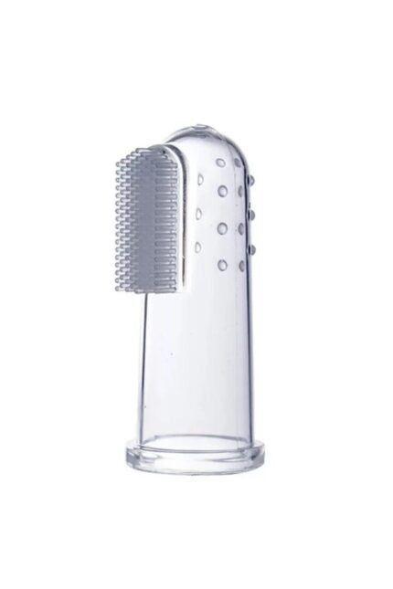 Silikon bebek parmak diş fırçası Finger Brush 0-3 yaş silikon parmak fırçası
