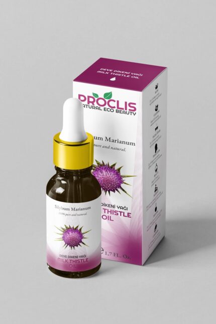 Proclis %100 doğal soğuk sıkım sabit deve dikeni yağı Milk Thistle Oil 50 ml