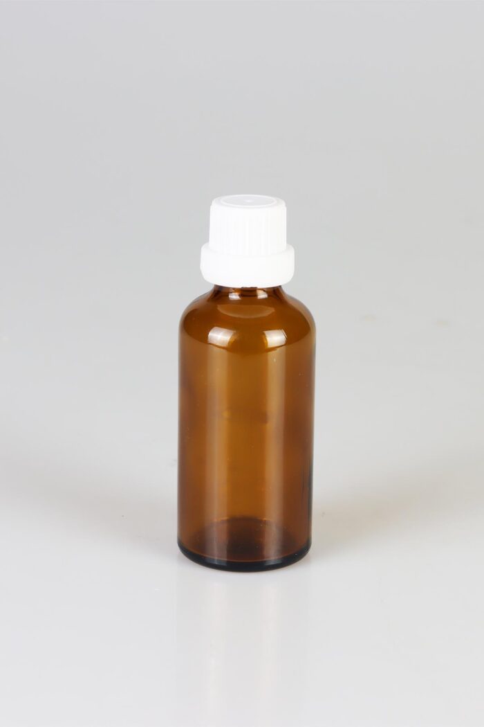 Amber Cam Şişe, İçten Damlalıklı Şişe 50ml - Görsel 2