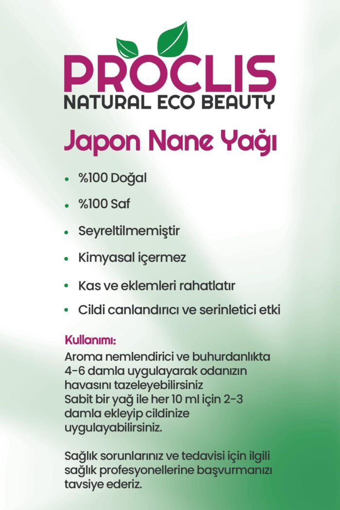 Japon Nane Yağı %100 Saf ( Cornmınt Oil ) 2x10 ml+Sprey Başlık - Görsel 2