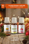 PROCLİS Yılbaşı Bakım Yağı Seti/Yılbaşı Hediyesi (Tatlı Portakal-Greyfurt-Limonotu 10 ml)